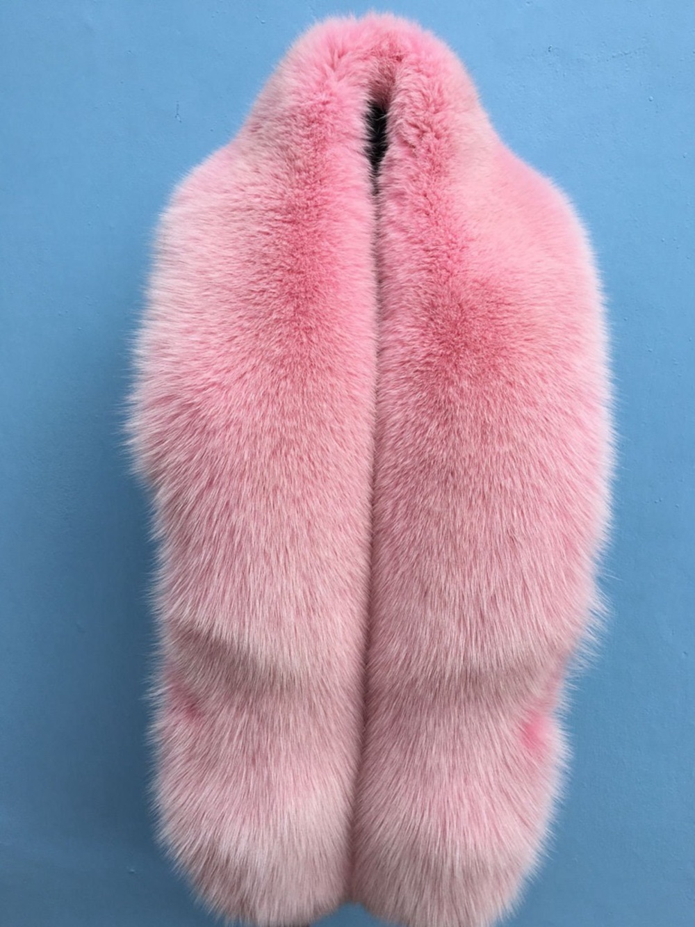 Genuine Pink Fur Stole